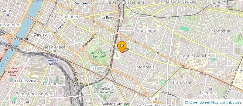 localisation de l'entreprise CABRILY  LYON