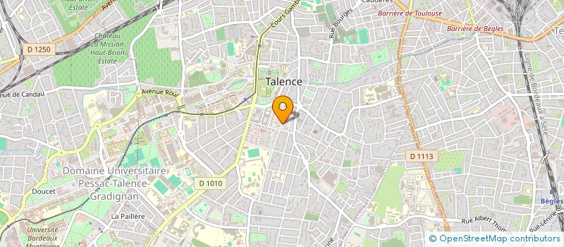 localisation de l'entreprise CABRIOLES à TALENCE