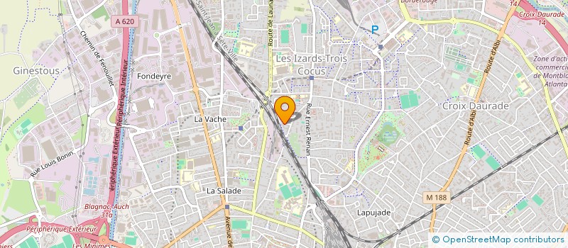 localisation de l'entreprise CABRIOLES ET BULLE DE SAVON  TOULOUSE