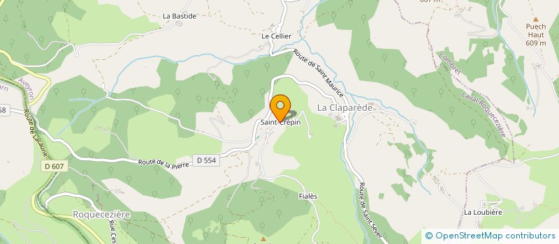 localisation de l'entreprise CABROL  LAVAL-ROQUECEZIERE