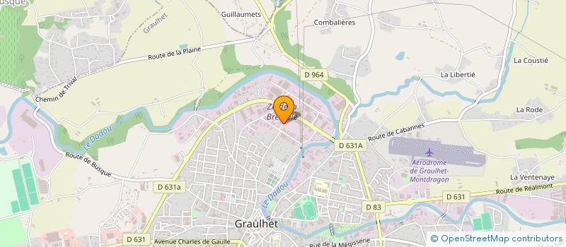 localisation de l'entreprise CABROL LOUIS ET GERARD à GRAULHET
