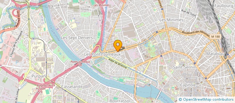 localisation de l'entreprise CABROLIER à TOULOUSE