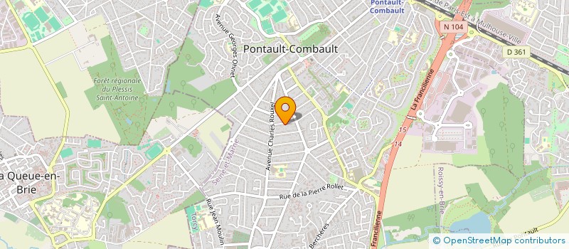 localisation de l'entreprise CABRUJE à PONTAULT-COMBAULT