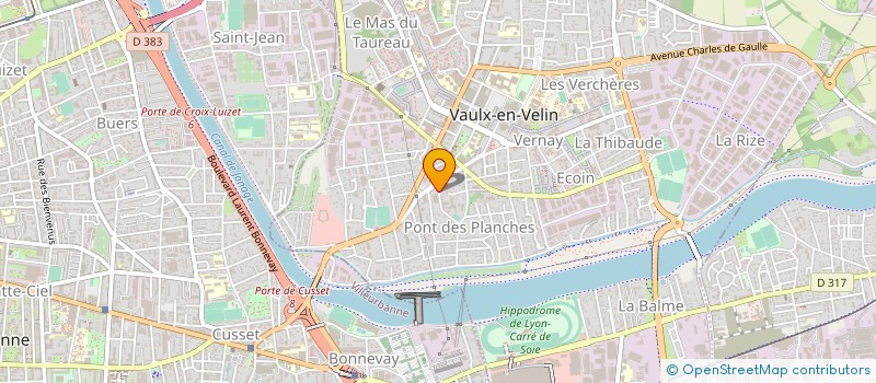 localisation de l'entreprise CABSEC SECURITE PRIVEE  VAULX-EN-VELIN