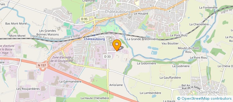localisation de l'entreprise CABSOC INDUSTRIE à CHATEAUBOURG