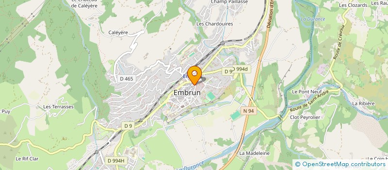 localisation de l'entreprise CABU  EMBRUN