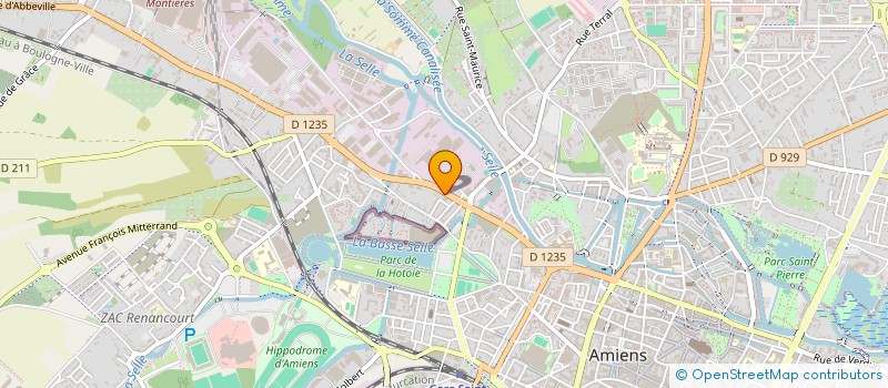 localisation de l'entreprise CABU à AMIENS