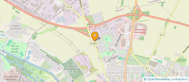 localisation de l'entreprise CABUZEL COUVERTURE à AMIENS