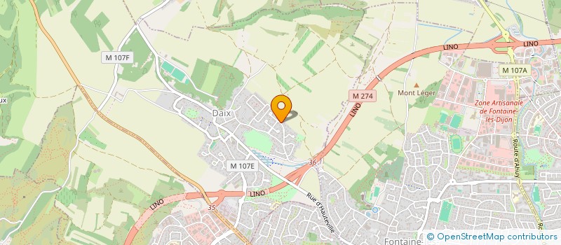 localisation de l'entreprise CABVAL  DAIX