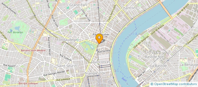 localisation de l'entreprise CABVER  BORDEAUX