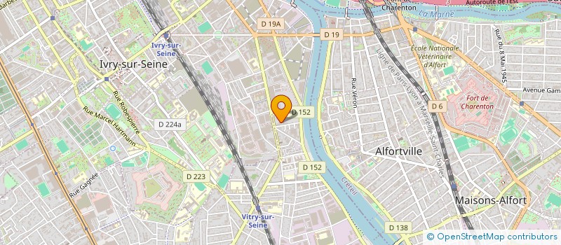 localisation de l'entreprise CABWAY  VITRY-SUR-SEINE