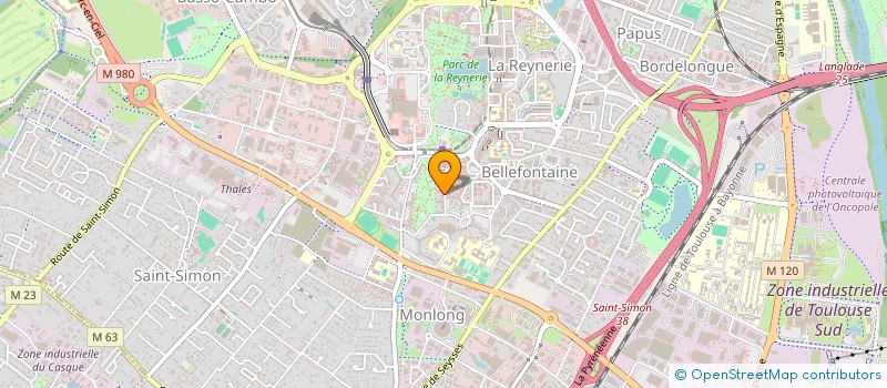 localisation de l'entreprise CABYDRIVE à TOULOUSE