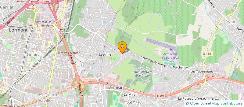 localisation de l'entreprise CAC  ARTIGUES-PRES-BORDEAUX