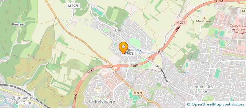 localisation de l'entreprise CAC  DAIX