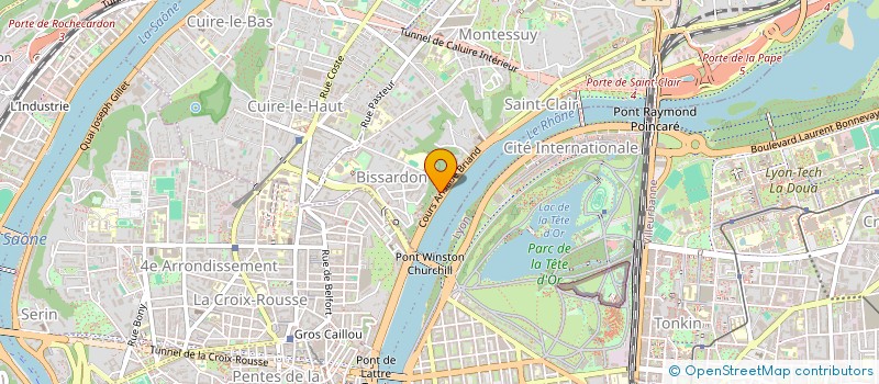 localisation de l'entreprise CAC  CALUIRE-ET-CUIRE