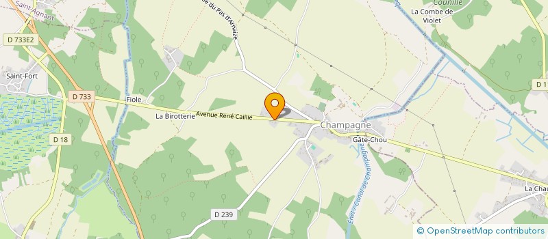 localisation de l'entreprise CAC  CHAMPAGNE