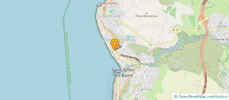 localisation de l'entreprise CAC 974  SAINT-PAUL