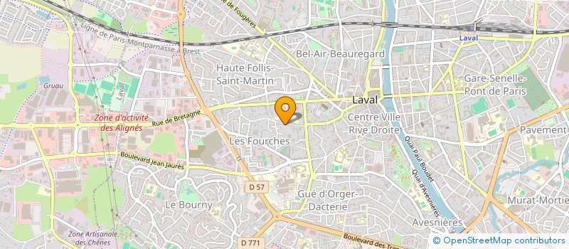 localisation de l'entreprise CAC HOLDING à LAVAL