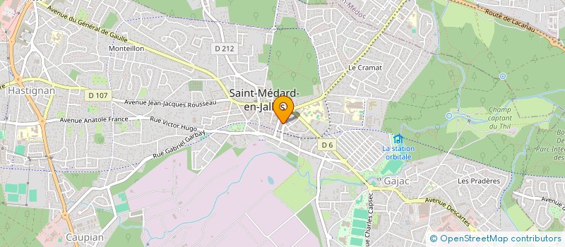 localisation de l'entreprise CAC ST MEDARD EN JALLES ET GDE à SAINT-MEDARD-EN-JALLES