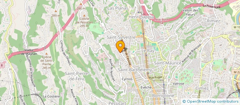 localisation de l'entreprise CAC TRANSFERT à NICE