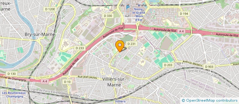 localisation de l'entreprise CAC TRANSPORTS  VILLIERS-SUR-MARNE