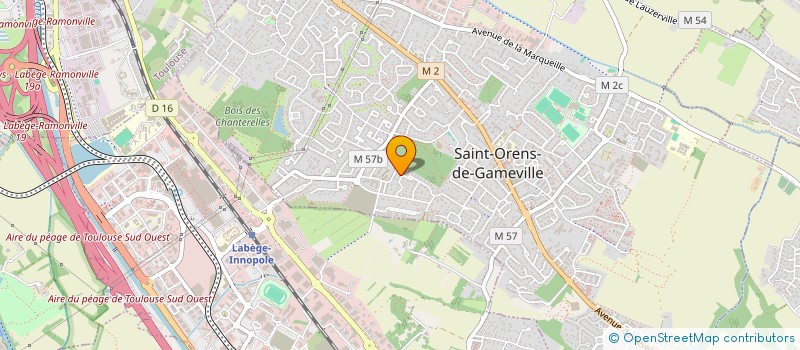 localisation de l'entreprise CAC31  SAINT-ORENS-DE-GAMEVILLE