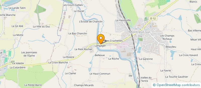 localisation de l'entreprise CAC35  PIRE-CHANCE