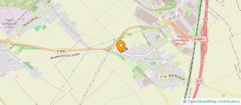 localisation de l'entreprise CACABARIA IMMO à HENIN-BEAUMONT