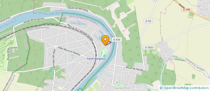 localisation de l'entreprise CACABARRIA  SAINT-FARGEAU-PONTHIERRY