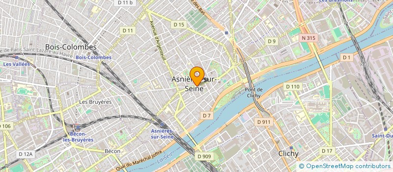 localisation de l'entreprise CACAHOUETE à ASNIERES-SUR-SEINE