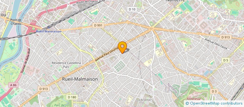 localisation de l'entreprise CACAILLOT & COCOLAT à RUEIL-MALMAISON