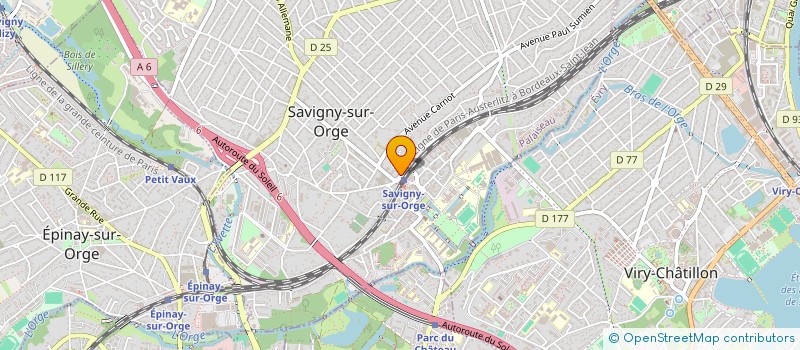 localisation de l'entreprise CACAN à SAVIGNY-SUR-ORGE