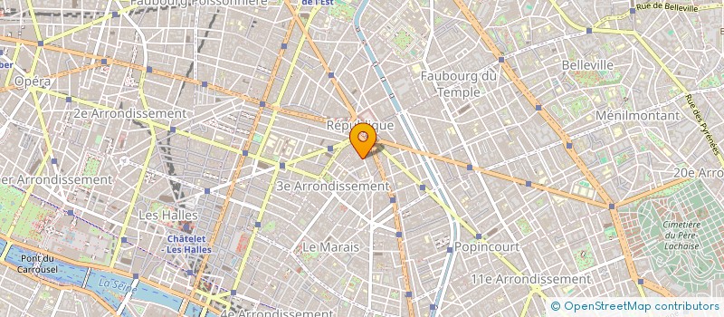 localisation de l'entreprise CACAO  PARIS