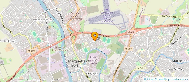 localisation de l'entreprise CACAO BEAN FACTORY  MARQUETTE-LEZ-LILLE