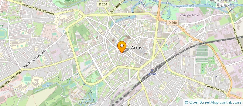 localisation de l'entreprise CACAO SCVL à ARRAS
