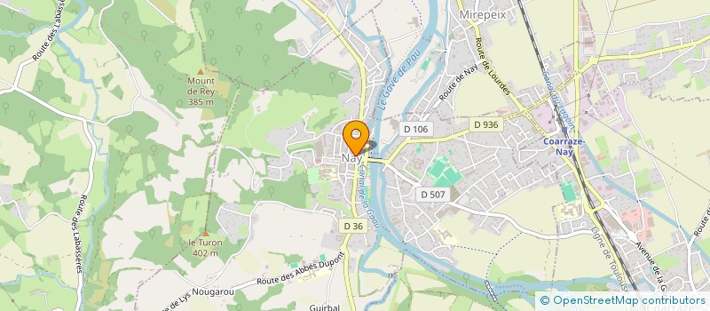 localisation de l'entreprise CACARET à NAY