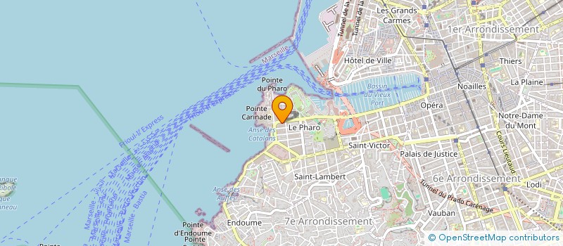 localisation de l'entreprise CACCIA à MARSEILLE