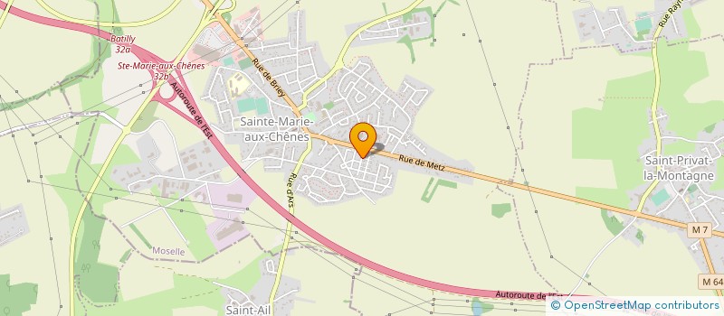 localisation de l'entreprise CACCIATORE CHAUFFAGE  SAINTE-MARIE-AUX-CHENES