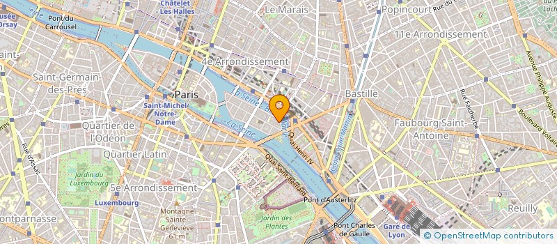 localisation de l'entreprise CACECL à PARIS
