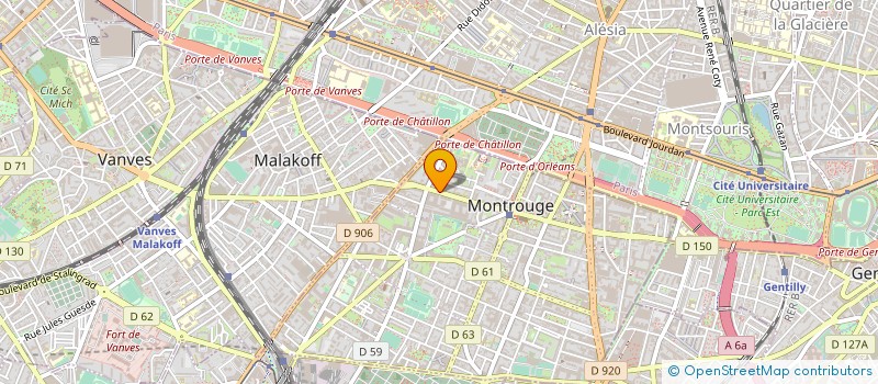 localisation de l'entreprise CACEIS BANK à MONTROUGE