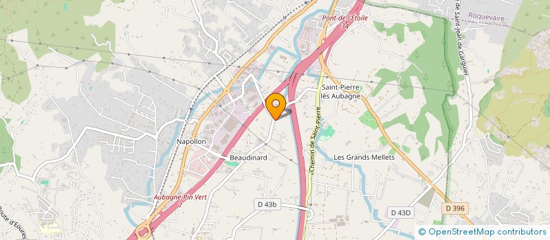 localisation de l'entreprise CACEL à AUBAGNE