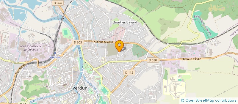 localisation de l'entreprise CACENDR COLLECTIF D'ACTION CONTRE L'ENFOUISSEMENT DES DECHETS RADIOACTIFS à VERDUN