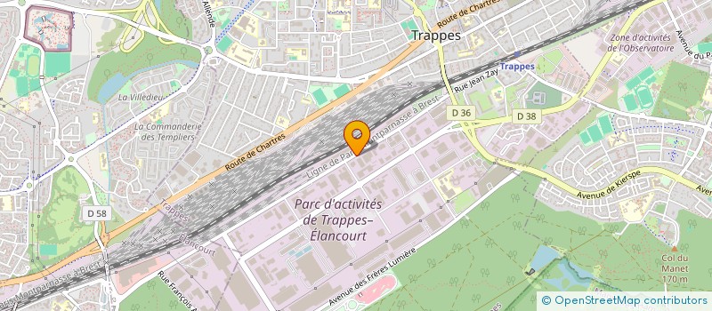 localisation de l'entreprise CACEO à TRAPPES