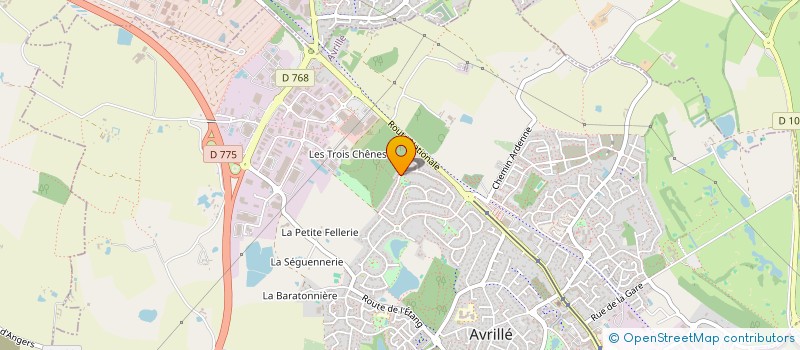 localisation de l'entreprise CACEPA à AVRILLE