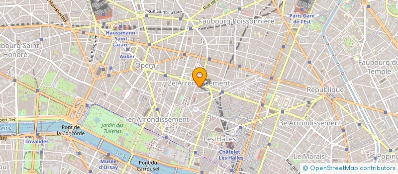 localisation de l'entreprise CACF à PARIS
