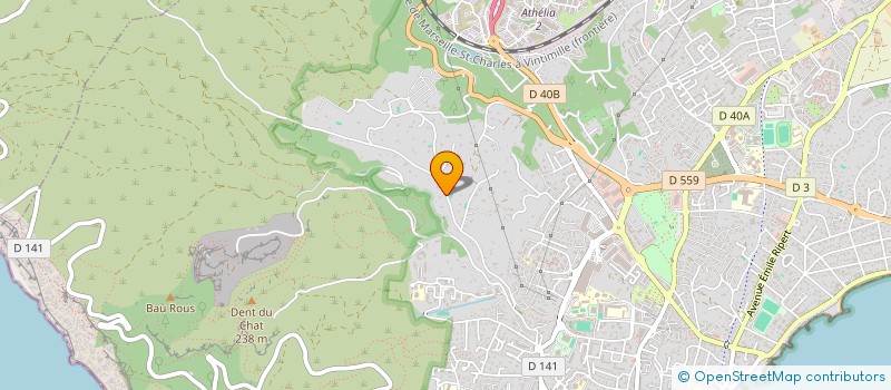 localisation de l'entreprise CACH  LA CIOTAT