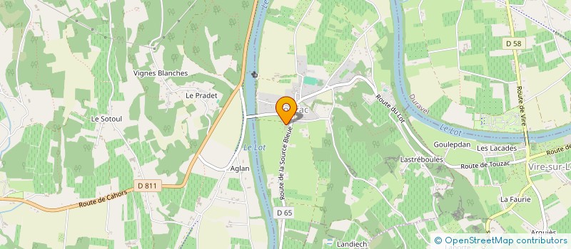 localisation de l'entreprise CACH  TOUZAC