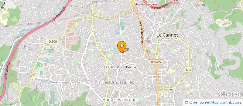 localisation de l'entreprise CACH à LE CANNET