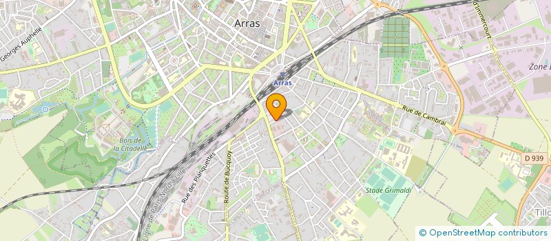 localisation de l'entreprise CACH-ARCHITECTES à ARRAS