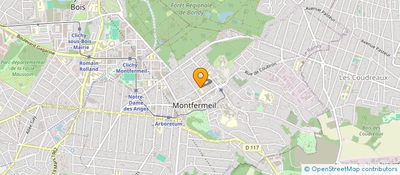 localisation de l'entreprise CACHA à MONTFERMEIL